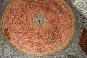 Fototapeta na wymiar tiles on the dome