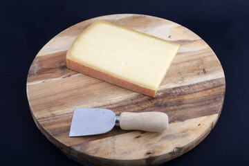 swiss gruyere cow cheese as delicacy gourmet food
