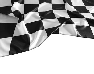 Checkered racing flag