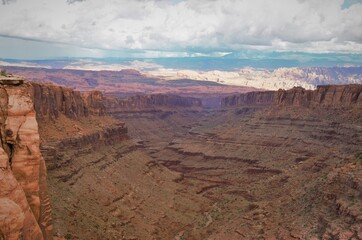 Fototapeta na wymiar Long Canyon, Moab, Utah, USA, September 2014