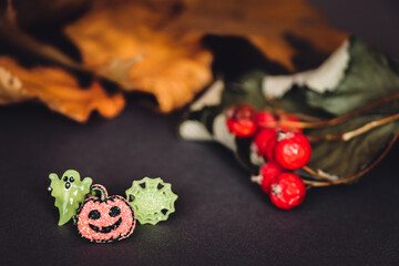 Children's rings Halloween decoration: ghost, pumpkin, spider, bat