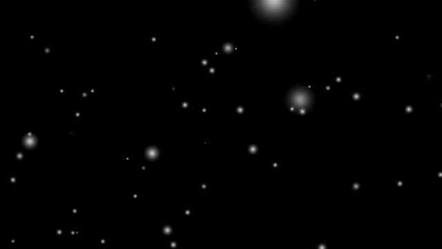Snow Falling Stock Footage In Black Background