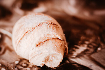 Dough Bread on a Plate 4
