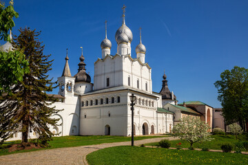 Fototapeta na wymiar Rostov Kremlin, Resurrection Church