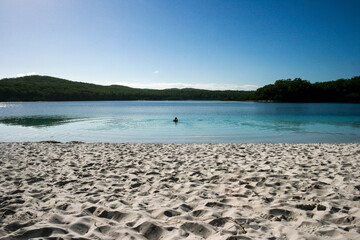 Lake McKenzie, Fraser Island, Queensland, Australia, biggest sand island in the world