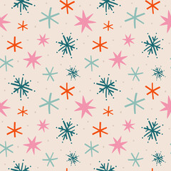 Winter seamless pattern