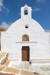 Fototapeta premium View of the Saint Eleftherios Church, Ios, Greece.