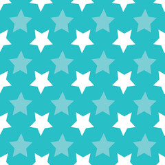 Vector gift box and star seamless pattern. Suitable for wrapping paper, packaging, background pattern, festive season and other design projects. 