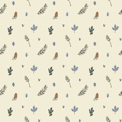 Pine twig pattern2