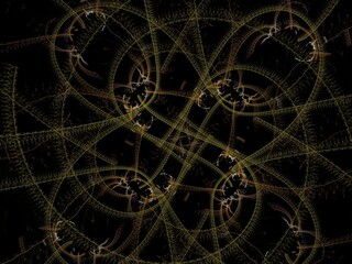 Imaginatory fractal background Image