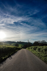 Fototapeta premium Landschaft Straße