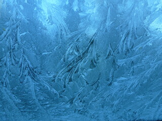 Blue Ice Crystals Created By Mother Nature