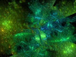 Imaginatory fractal background Image