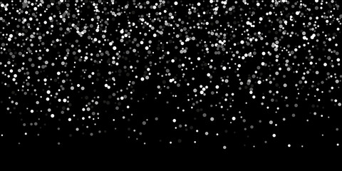 Silver glitter confetti.