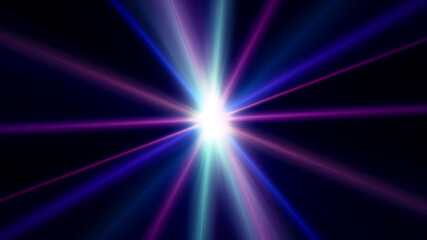 Obraz premium abstract star burst flash laser beam illustration