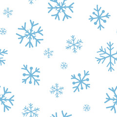Fototapeta na wymiar Vintage abstract cover design with snowflake seamless pattern. Celebration, festive, New year ornament. Winter season.