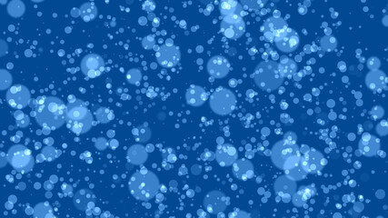 Naklejka na ściany i meble abstract bokeh background, blue particles