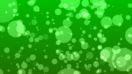 Fototapeta premium abstract bokeh background, green particles