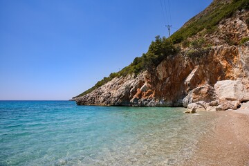 Gjipe Beach - one of the best beach in Albania