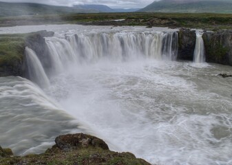 Waterfall Godafoss iceland
