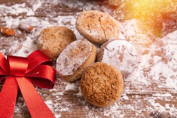 christmas cookies, polvorones and marzipan