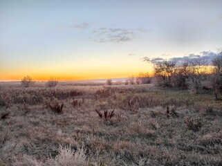 Fototapeta premium sunset in the mountains