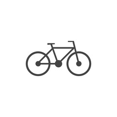 Bike icon. Vector illustration.