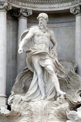 Fototapeta premium Trevi fountain,rome,italy