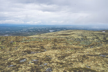 Obraz premium Dramatic mountain view