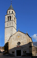l'antica parrocchiale dell'Assunta a Baselga di Pinè; Trentino