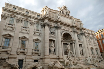 Fototapeta premium Trevi fountain,rome,italy