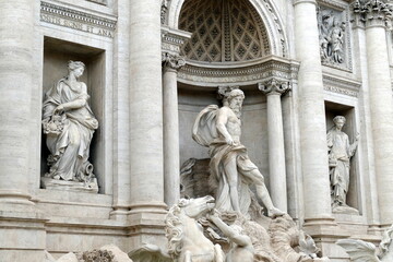 Trevi fountain,rome,italy