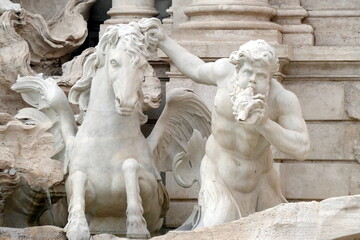 Trevi fountain,rome,italy