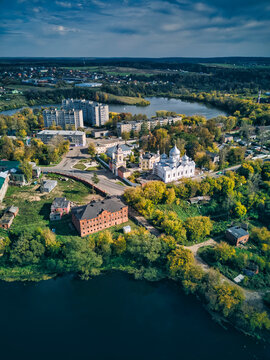 St. Sergius Monastery at Bethany pond at Sergiyev Posad, Russia