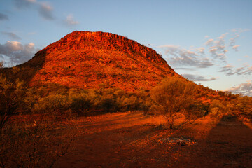 Roadtrip through Watarrka National Park, Red Centre Way, Northern Territory, Australia