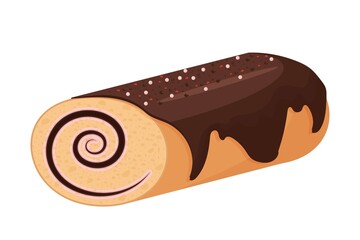 Cute funny car with hearts and flowers roses isolated on white background. Romantic Valentine day celebration, greeting clipart, design element. Creative stylish love print. Vector illustration