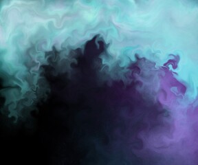smoke on black background