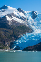 The southern coast of Chile presents a large number of fjords and fjord-like channels from the latitudes of Cape Horn