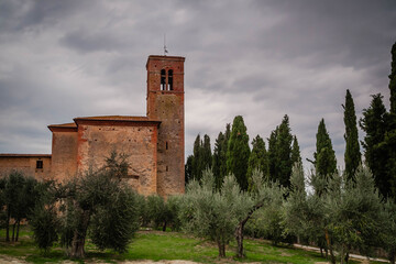 Abbadia Sant' Anna in Camprena, Tuscany, Italy
