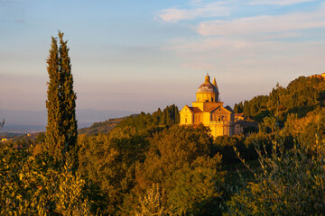 Church San Biagio outside the town of Montepulciano, Tuscany