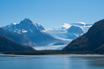 The southern coast of Chile presents a large number of fjords and fjord-like channels from the latitudes of Cape Horn