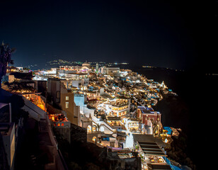 view of the city of night