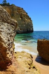Piękna plaża w portugalii (Algarve)
