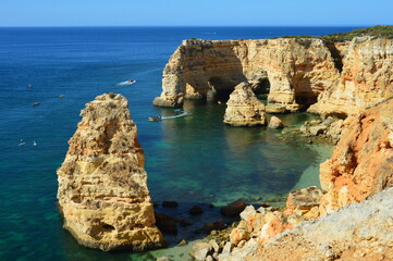 Piękna plaża w portugalii (Algarve) - obrazy, fototapety, plakaty