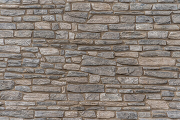 flat stone veneer pattern on a wall