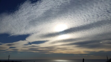 Tramonto con Anomalia Atmosferica