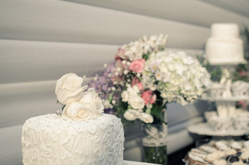 wedding bouquet of roses
