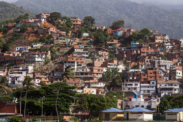 Fototapeta premium Daytime landscape of a Venezuela neighborhood