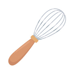 Fototapeta premium bakery manual whisk utensil icon isolated design