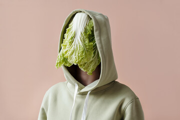 Portrait With Cabbage Leaves